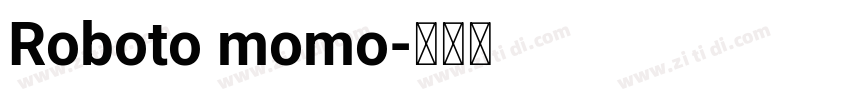 Roboto momo字体转换